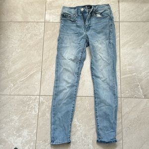 Aero medium wash skinny jeans - 000 short